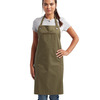 Barley Contrast Stitch Recycled Bib Apron