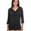 Women's Perfect Fit™ Y-Placket Convertible Sleeve Knit Top