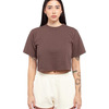 Women's Garment-Dyed Crop T-Shirt