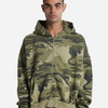 Unisex Garment-Dyed Cropped Full-Zip Hoodie Sweatshirt