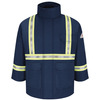 Men's Long Deluxe Parka With Reflective Trim - EXCEL FR® ComforTouch