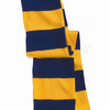 Rugby-Striped Knit Scarf