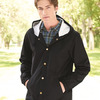 Men's Water-Resistant Hooded Windbreaker