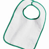 Infant Contrast Trim Terry Bib