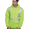 Unisex USA-Made Hi-Visibility Hooded Sweatshirt