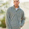 Unisex Boundary Shag Frosty Sherpa Quarter-Zip Pullover